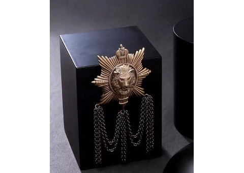 Checkout Men Brooch Online at Muzai - 3/4