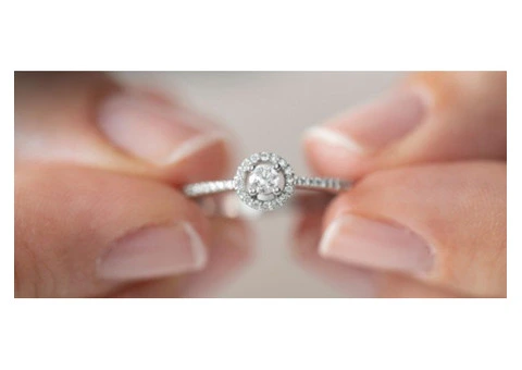 Buy Hidden Halo Rings in London