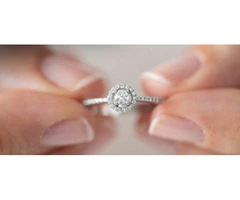 Buy Hidden Halo Rings in London