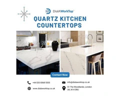 Quartz Kitchen Countertops | +44 0208 368 5555 | DialAWorkTop