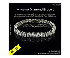 Buy Massive Diamond Bracelet Online in UK - Luxury Redefined