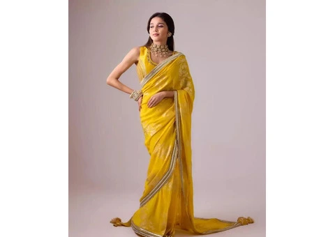 Shop Bollywood Sarees Online – Latest Trends Only at Muzai - 1/5