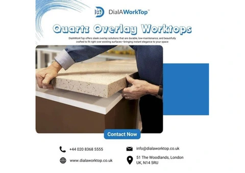 Quartz Overlay Worktops | +44 0208 368 5555 | DialAWorkTop