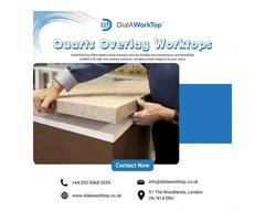 Quartz Overlay Worktops | +44 0208 368 5555 | DialAWorkTop