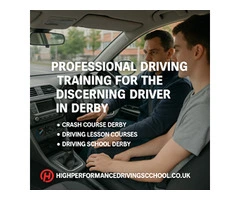 Professional Driving Training for the Discerning Driver in Derby – Enrol Now