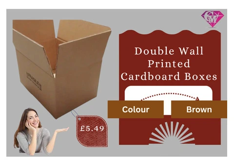 Double Wall Printed Boxes – Ideal for Moving & Shipping
