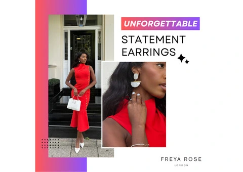 Discover Your Bridal Look with Unforgettable Statement Earrings Pieces | Freya Rose London