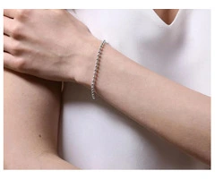 Sterling silver ball bracelet