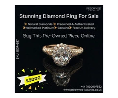 💎 Buy Pre-Owned Diamond Ring Online – Exceptional Quality & Value!