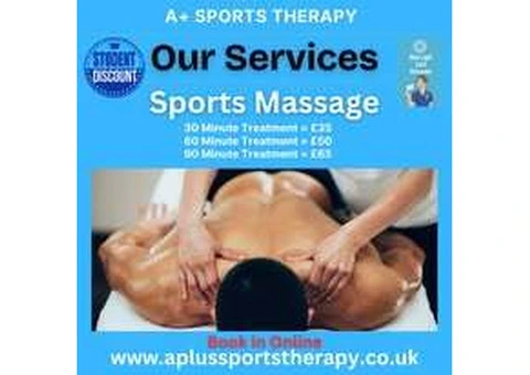 Book a Sports Massage Treatment