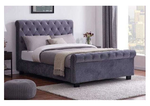 Free Home Delivery - Luxury Sleigh Double Bed Available