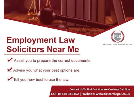 Employment Lawyer in Stevenage | Fosters Legal Support