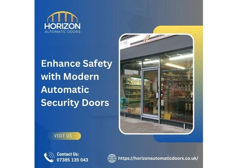 Upgrade Your Entry with Automatic Glass Doors Solutions