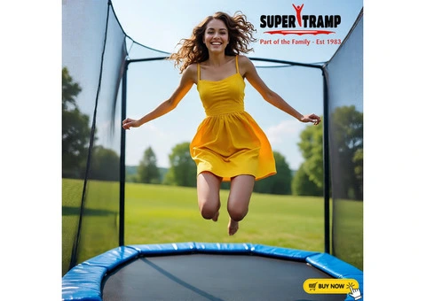 Trampoline with Lights for Night Play - 2/8