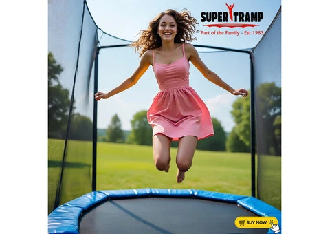 Trampoline with Lights for Night Play - 6/8