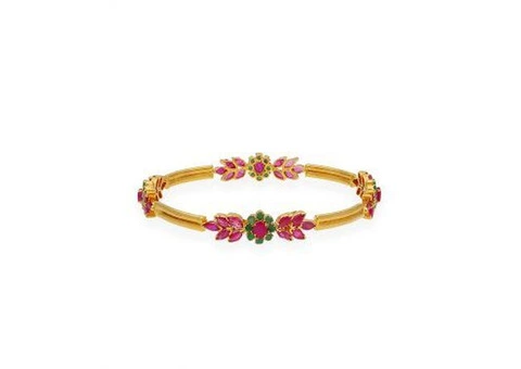 Elegant Gold Bangle Designs in 10 Grams | CMR Jewellery