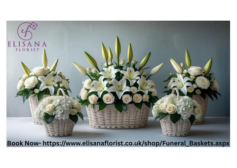 Funeral floral baskets