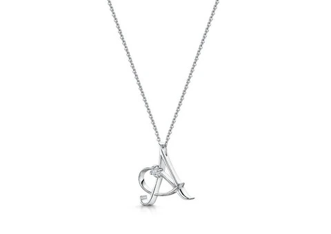 Personalised Elegance with Alphabet Pendant UK