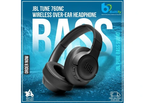 Shop Our New Collection of JBL Tune 760NC Wireless On-Ear Headphones in UK at Bulk Prices