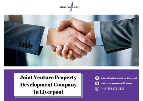 Joint Venture Property Development & investment in UK - Mason Verdi