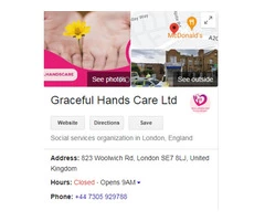 Homecare Services: Domiciliary Agency Greenwich