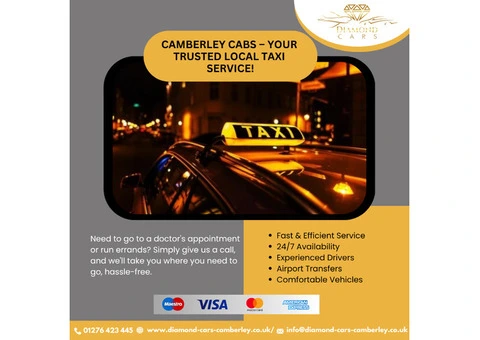 Get Moving with Reliable Camberley Cabs Today
