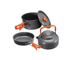 Essential 3-Piece Camping Cookware Set | Compact, Durable, and Adventure-Ready