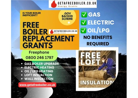 BOILERS - HEATING. FREE GRANTS