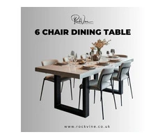 6 chair dining table