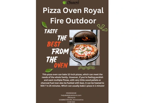 Pizza Oven Royal Fire Outdoor