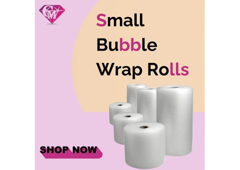 Small Bubble Wrap Rolls – 100m Roll for Reliable Packaging