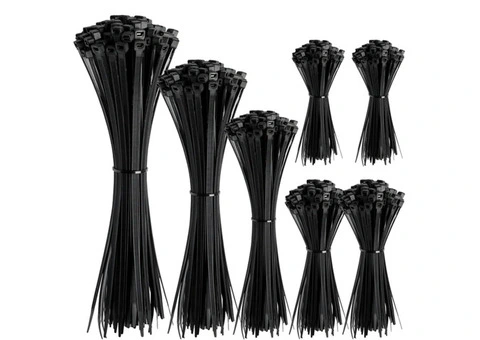 Black Cable Ties Self Locking Heavy Nylon Wire Wrap Zip - 4/5