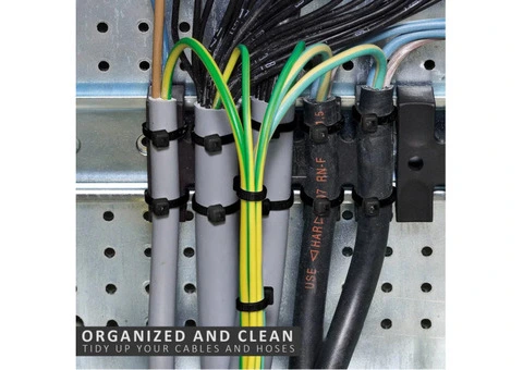 Black Cable Ties Self Locking Heavy Nylon Wire Wrap Zip - 5/5