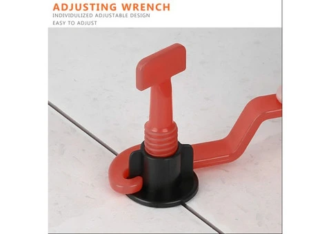 Tile Leveling System T-Shape Kit Reusable Leveler Wrenches - 1/3