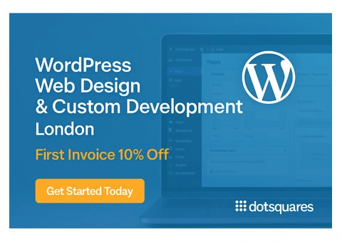 WordPress Web Design & Custom Development London – First Invoice 10% Off