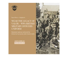 WW1 British military uniforms