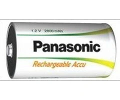 Power Panasonic-HHR-1SRE/2B Up with Long-Lasting Rechargeable D Batteries