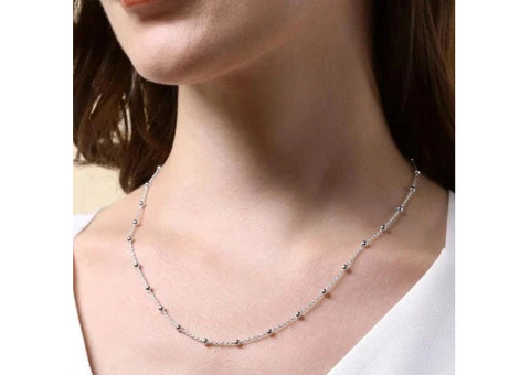 Ladies silver chain - 2/5