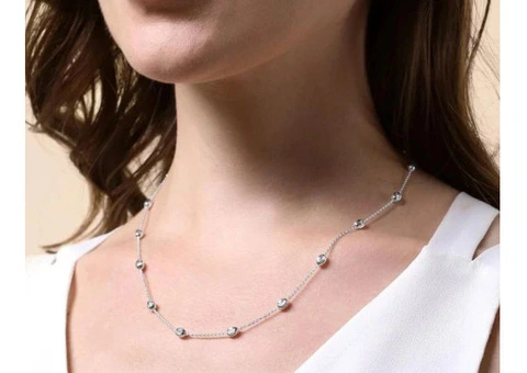 Ladies silver chain - 3/5