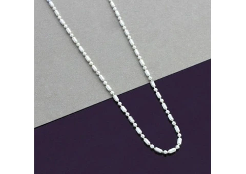 Ladies silver chain - 5/5