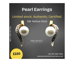 Elegant Pearl Earrings – Luxury & Timeless at Great Value