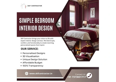 Transform Spaces with Simple Bedroom Interior Design