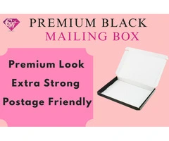 Stylish Black Mailing Boxes – Durable Black Mailer & Shipping Boxes
