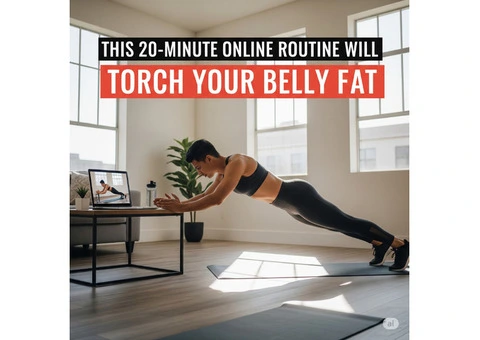 This 20-Minute Online Routine Will Torch Your Belly Fat