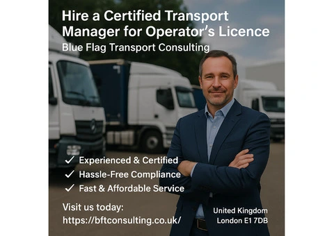 Hire a Certified Transport Manager for Operator's Licence – Blue Flag Transport Consulting