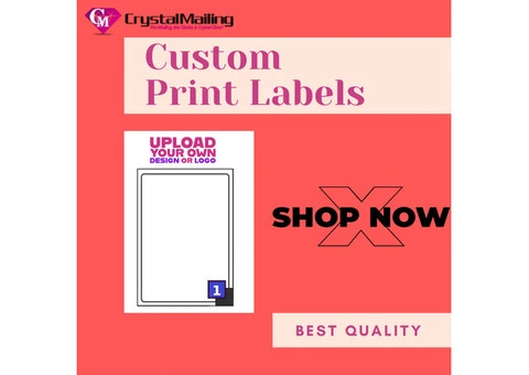 Custom Print Labels – Rectangle Labels (199.6 × 289.1 mm, Matt)