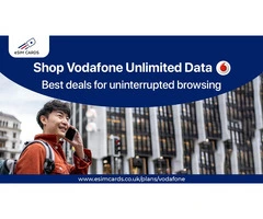 Explore the Best Vodafone eSIM Offers – Save More, Connect smart