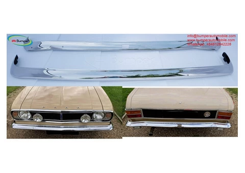 Ford Cortina MK2 bumper (1966-1970) without over rider - 1/3