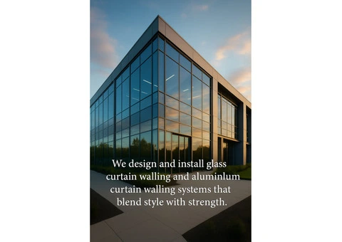 Why Your Premises Needs a Glass Curtain Walling Installation