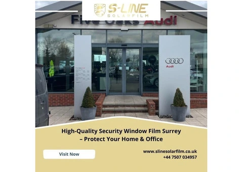 High-Quality Security Window Film Surrey – Protect Your Home & Office